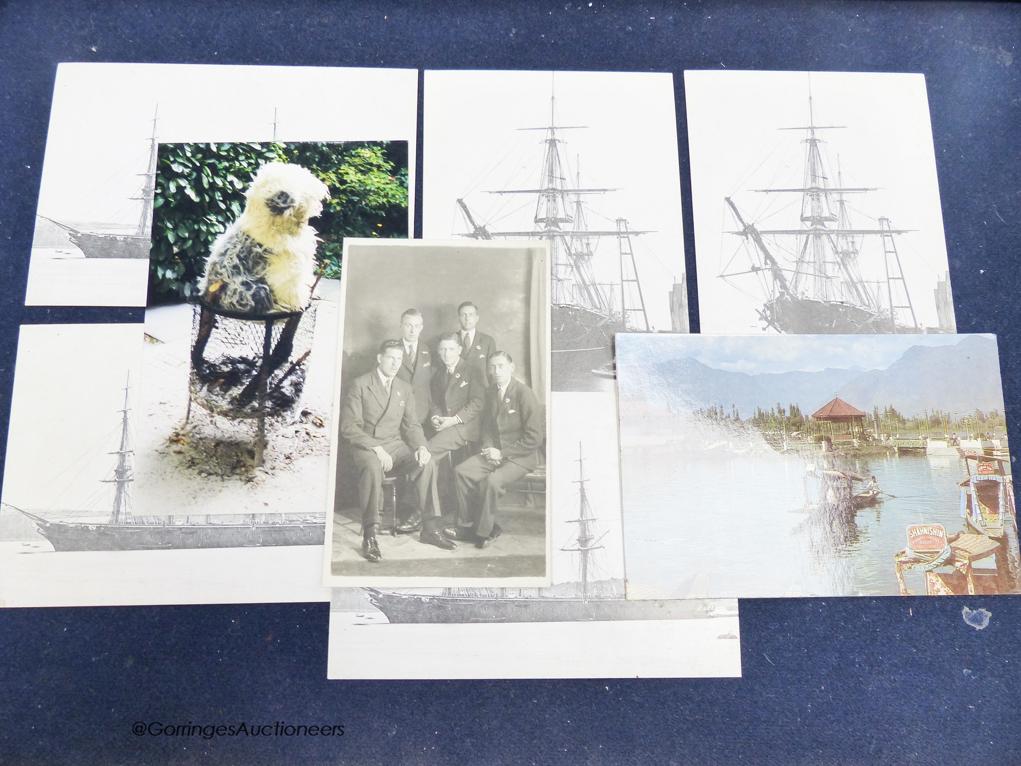A collection of postcards
